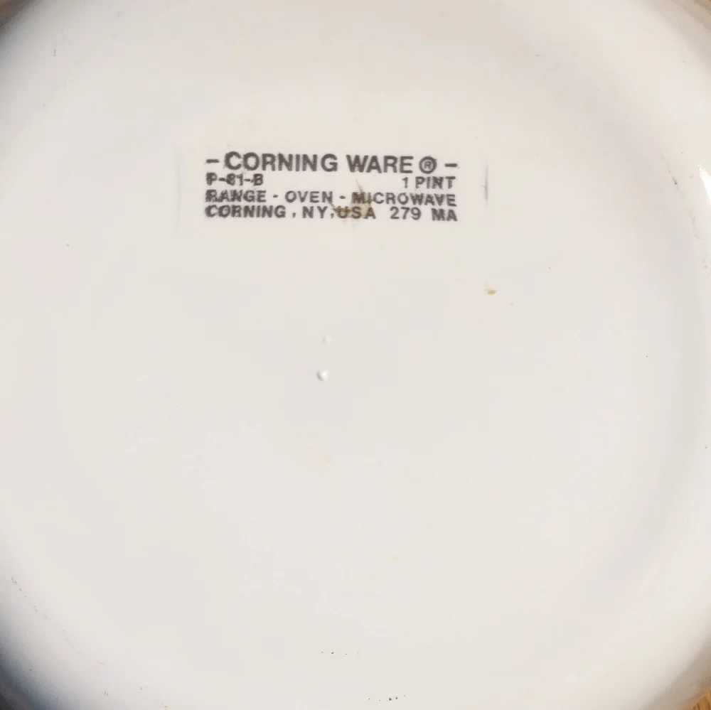 Corning Ware Pots & Skillet Vintage RARE Set Of 3 DURABLE NONTOXIC